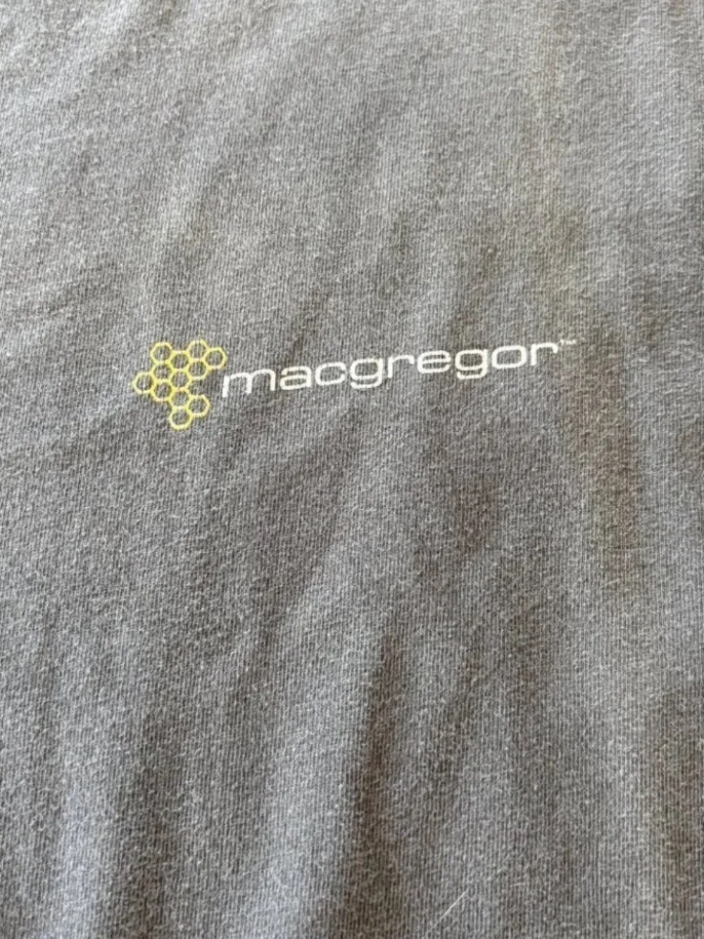 Vintage MacGregor Tech Tee XXL Single Stitch Hanes Beefy Faded Oversized Shirt - Picture 3 of 9